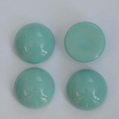 Cabochon Green Turquoise 18mm 24mm 63120 Czech Glass x 1